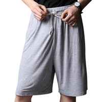 Casual Modal Breathable Loose Big Home Sleepwear Shorts for Men