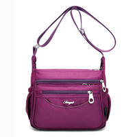 Casual Multi-Pockets Light Shoulder Bags Outdoor Travel Waterproof Crossbody Bags For Women