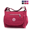 Casual Nylon Lightweight Shoulder Bags Waterproof Flap Crossbody Bags For Women