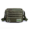 Casual Nylon Sport Outdoor Multi Pockets Green Black Shoulder Crossbody Bag For Men