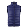 Casual Outdoor Thick Solid Color Lightweight Stand Collar Waistcoat for Men
