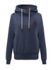 Casual Plus Size Solid Long Sleeve Pocket Hoodie For Women