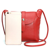 Casual PU Leather Phone Bag Shoulder Bags Crossbody Bags Bucket Bag