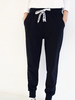Casual Pure Color Elastic Waist Drawstring Sport Pants For Women