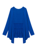 Casual Pure Color Long Sleeve Ruffled Thin Cardigan For Women