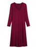 Casual Pure Color Long Sleeve V-Neck Button Thin Cardigan For Women