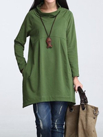 Casual Pure Color Sweatshirts