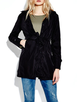 Casual Repellent Hooded Windproof Clothing Long Windbreaker Jackets