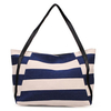 Casual Retro Striped Canvas Shoulder Bag