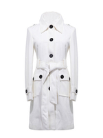 Casual Sexy Woolen Medium-long Elegant Career Coat