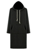 Casual Slim Drawstring Long Sleeve Solid Hood Sweatshirt