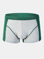 Casual Soft Modal Breathable U Convex Pouch Mid Waist Boxers for Men
