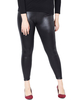 Casual Solid High Waist Stretch Slim PU Leather Pants For Women