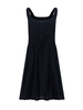Casual Spaghetti Strap Loose Waist Solid Women Dress