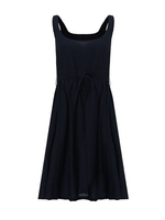 Casual Spaghetti Strap Loose Waist Solid Women Dress
