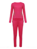 Casual Sport Pure Color Pocket Long Sleeve Women Slim Suit