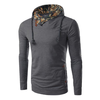 Casual Sport Tops Slim Fit Hoodies Sweatshirts Camouflage Hat For Men