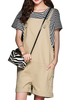 Casual Straps Pockets Jumpsuits Shorts For Women