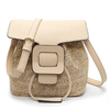 Casual Straw Travel Beach Bag Bucket Bag Shoulder Bags Crossbody Bags