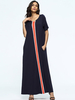 Casual Stripe Contrast Color Splicing Dresses For Women