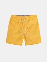 Casual Swimming Beach Breathable Solid Colors Quick Drying Beach Shorts for Men