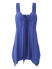 Casual V-neck Irregular Hem Tank Tops For Women