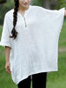Casual Women Drawstring Hem T-Shirt