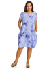 Casual Women Ethnic Style Gradient Tie-dyed Lantern Dress