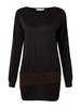 Casual Women Gilding Tight Bandage Long Sleeve Dress