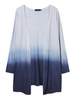 Casual Women Gradient Contrast Color Suncreen Beach Cardigan