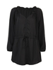 Casual Women Long Sleeve High Waist Loose Mini Dress