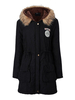 Casual Women Long Sleeve Thicken Drawstring Hooded Coat