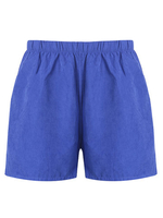 Casual Women Pocket Elastic Waist Beach Shorts