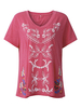 Casual Women Printed Short Sleeve Pullover T-Shirt
