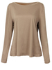 Casual Women Sexy Backless Long Sleeve T-Shirt