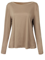 Casual Women Sexy Backless Long Sleeve T-Shirt