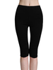 Casual Women Solid Elastic Waist Modal Cotton Seventh Pants
