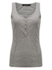 Casual Women Solid Sleeveless O-Neck Pullover Tank Tops