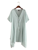 Casual Women Solid V-Neck Button Short Sleeve Cardigan