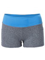 Casual Women Stretch Waist Patchwork Yoga Sport Shorts