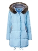 Casual Women Thicken Long Sleeve Pocket Stitching Hooded Coat