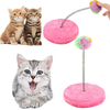 Cat Kitten Kitty Sway Toy Tease Ball Fun Play Pole Activity Soft Post Pet Teaser Home