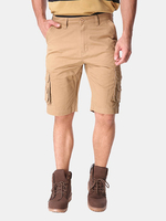 ChArmkpR Plus Size Mens Cotton Shorts Casual Multi Pockets Loose Cargo Shorts