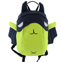 Children 3D Cartoon Canvas Backpack Kids Waterproof Zipper Bag Fashion Light Schoolbag
