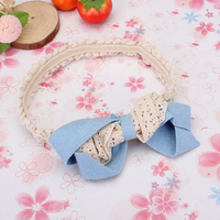 Children Girls Flower Lace Decorated Hairband Hair Accessories