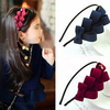 Children Girls Layers Bowknot Hairband Hoop Hair Accessories