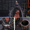 China Handmade Ceramics Buddha Back-flow Censer Incense Burner Statue Home Decorative Craft Ornament
