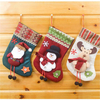 Christmas Decor Sock Santa Claus Snowman Deer Holiday Party Bag
