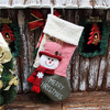 Christmas Decoration Socks Plaid Snowman Christmas Gifts Elderly For Christmas Tree