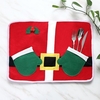 Christmas Glove Table Mat Pad for Dining Table Tableware Set